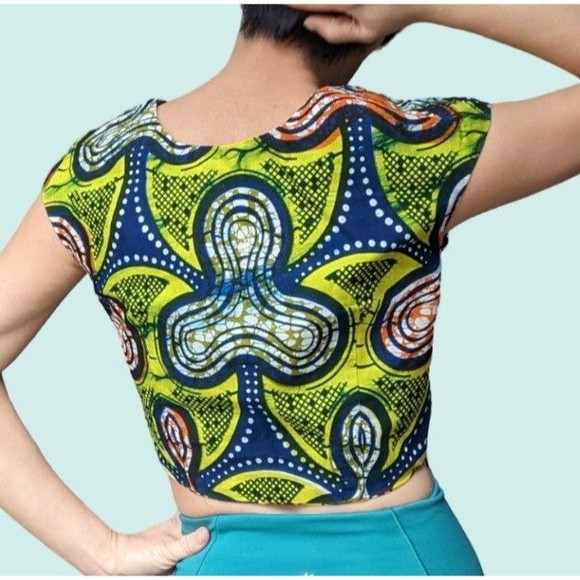 Ankara Crop top - Picture 2 of 2